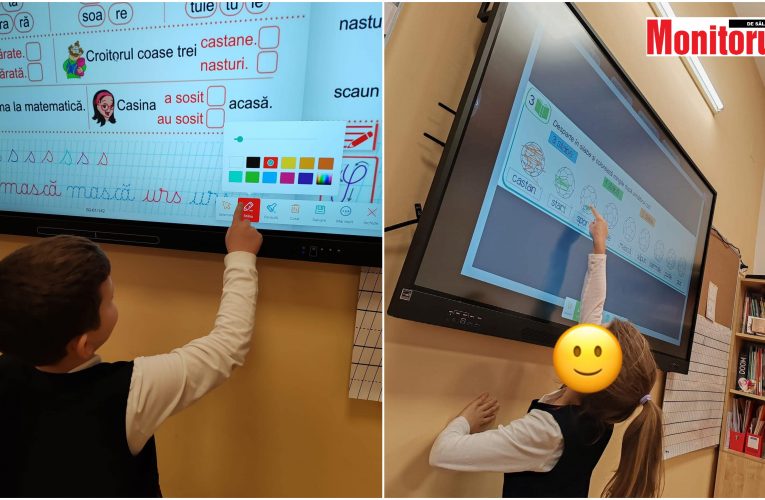 Unitățile de învățământ din Zalău dotate cu display-uri interactive
