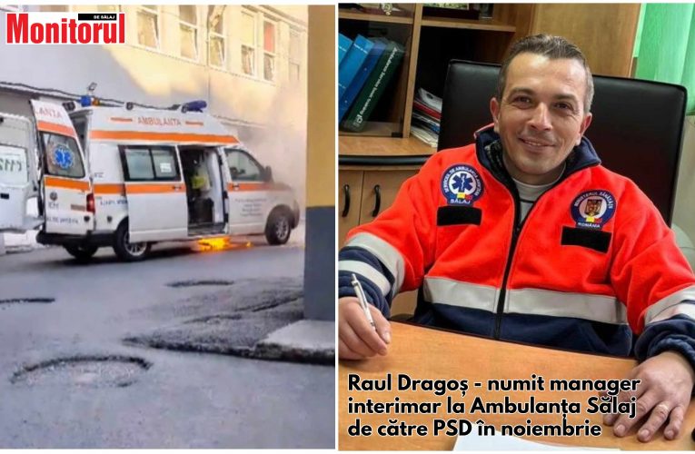FOTO | O ambulanță a luat foc în timpul intervenției cu pacientul înăuntru!