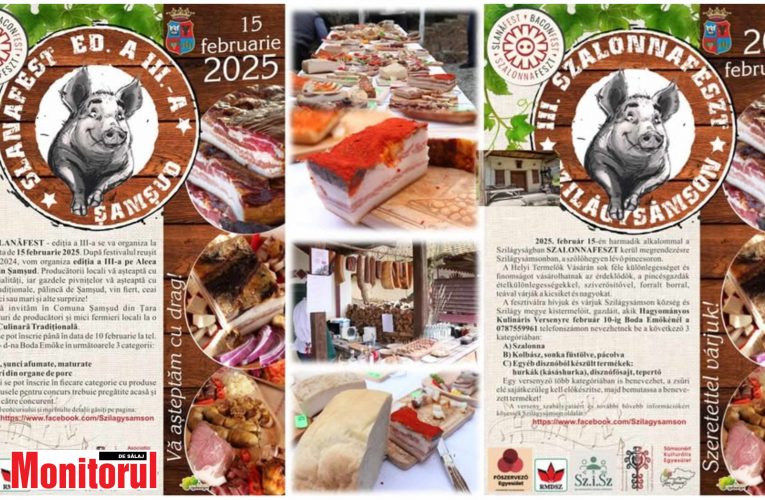 Primăria Șamșud organizează pe 15 februarie „SlanăFest de Sălaj” – ediția a III-a