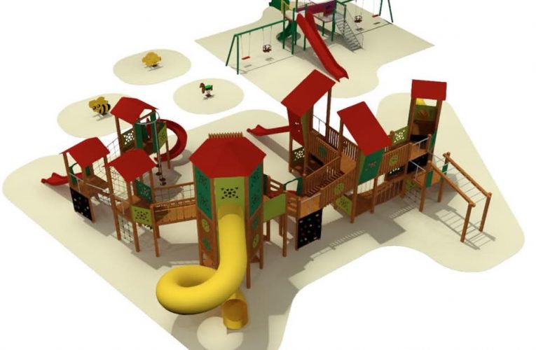 Un nou spațiu de joacă se construiește în Jibou