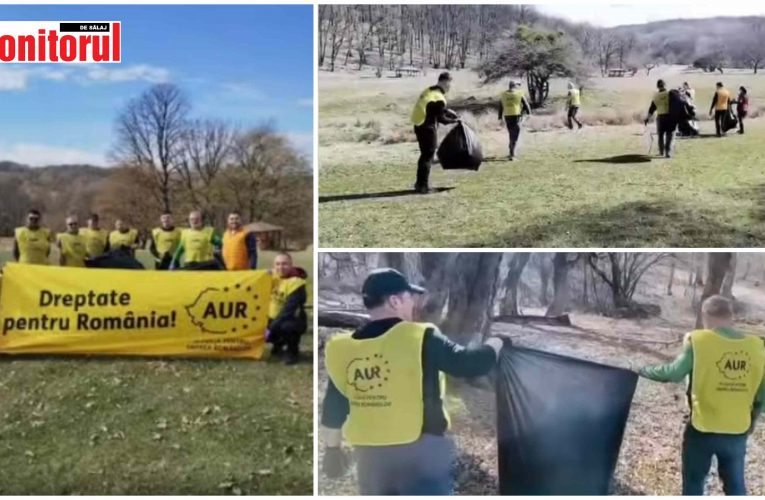 AUR Zalău a sărbătorit Ziua Mondială a Apei prin acțiuni de ecologizare a Văii Zalăului și Poiana Aghireș