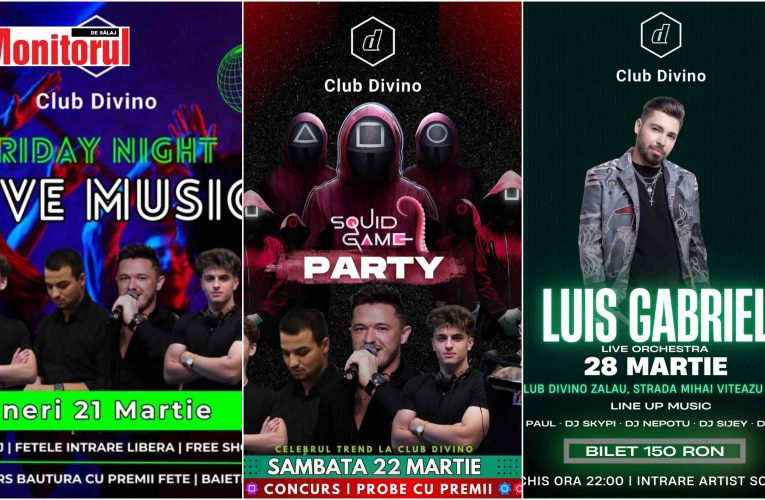 Super petreceri la CLub Divino – invitat special Luis Gabriel