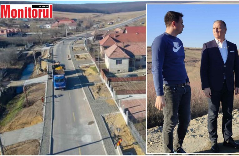 Frasinul continuă lucrările de reabilitare a drumului dintre Crasna și Valcău