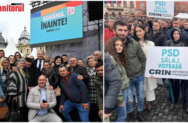 Liderii politicii sălăjene – Lucian Bode, Ionel Ciunt, Sereș Deneș, Dinu Iancu-Sălăjanu, susțin candidatura lui Crin Antonescu la prezidențale