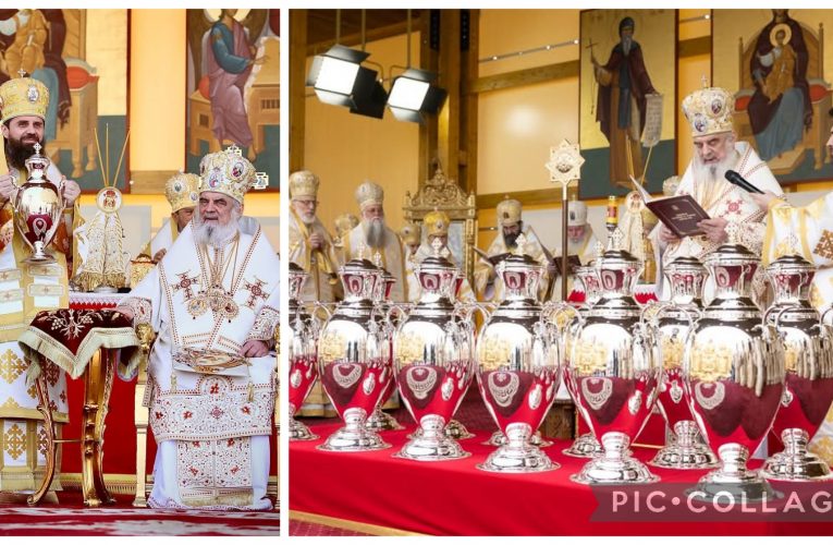 Episcopul Sălajului Benedict a slujit la București alături de Patriarhul Daniel