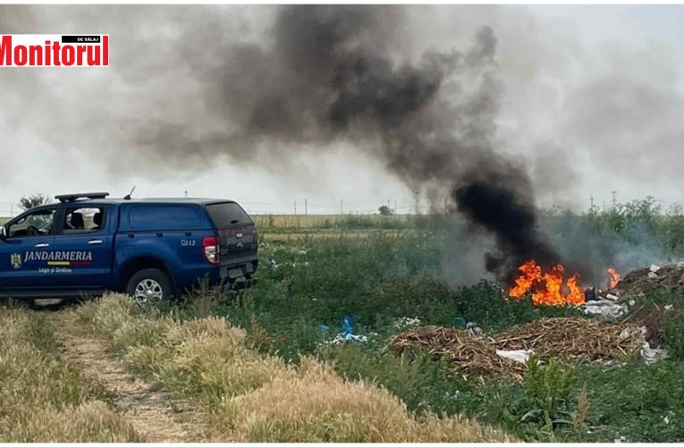 Tânăr de 20 de ani din Șimleu cercetat penal pentru incendiere de deșeuri din plastic