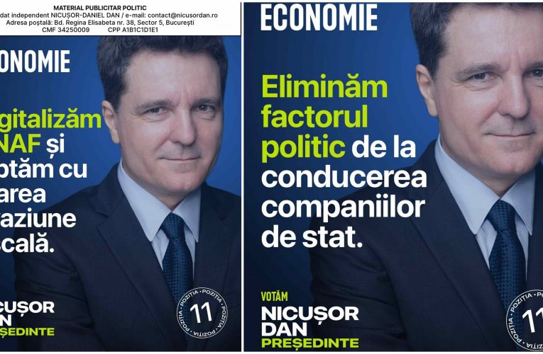 Schimbăm statutul României în Europa: de la stat care urmează ➡️ la stat care propune! Reconstruim demnitatea colectivă printr-o economie puternică, în slujba interesului național.