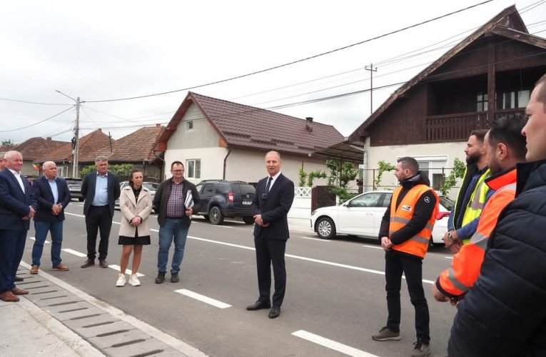 Drum modern între Bogdana și Românași