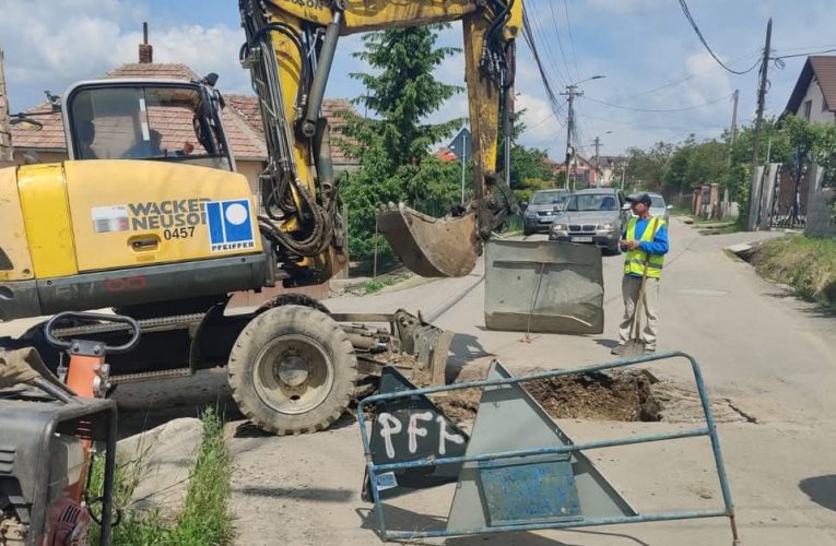„Haos” pe șantierele din Zalău privind lucrările de canalizare și rețea de apă