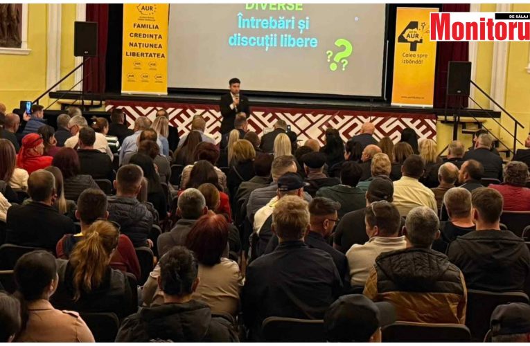 Sute de sălăjeni mobilizați de liderul AUR Sălaj, Lucian Mușat, pentru votul de duminică
