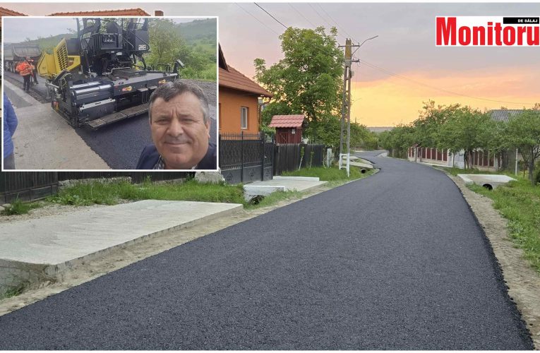 Se asfaltează mai multe străzi în comuna Bobota