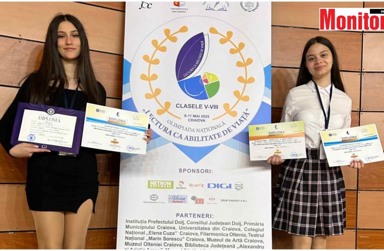 Elevi sălăjeni premiați la Olimpiada „Lectura ca Abilitate de Viață” de la Craiova