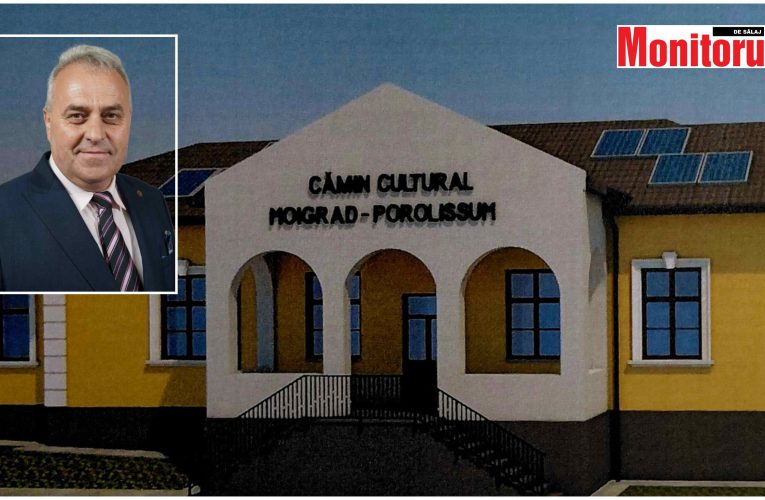Primarul Călin Bereschi a semnat ordinul de începere a lucrărilor la Căminul Cultural din Moigrad