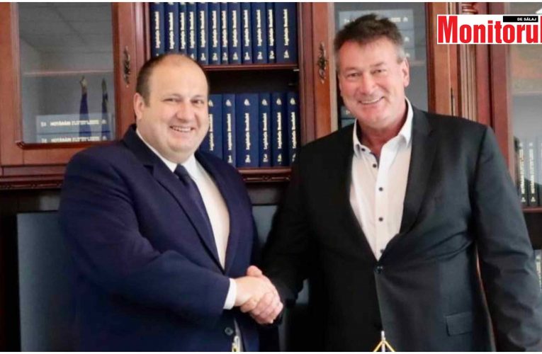 Prefectul Claudiu Bîrsan, întânire cu directorul BITO-Lagertechnik, un important investitor german