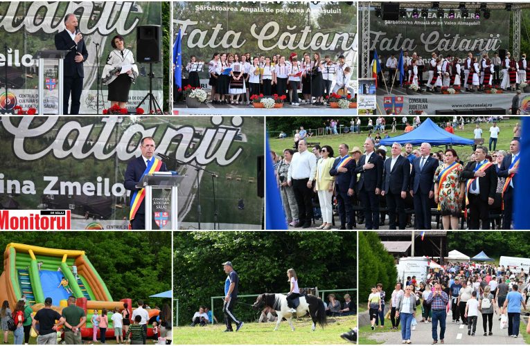 FOTO&VIDEO| Sute de sălăjeni au participat la a IV-a ediție a Serbării Fata Cătanii de la Bălan