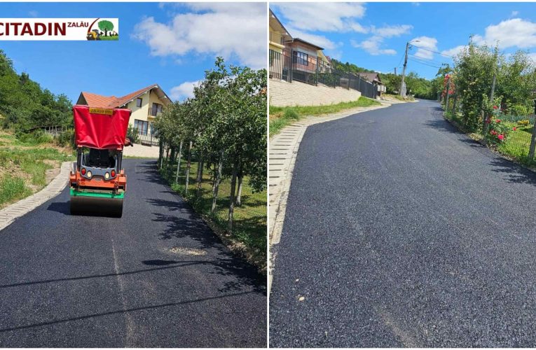 Citadin a reabilitat strada Tipografilor din Zalău