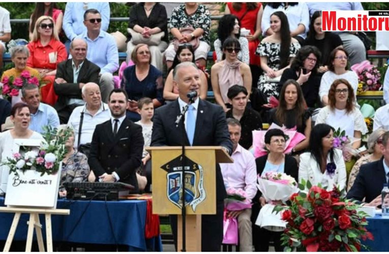 Dinu Iancu-Sălăjanu, mesaj emoționant transmis absolvenților de la CNS Zalău