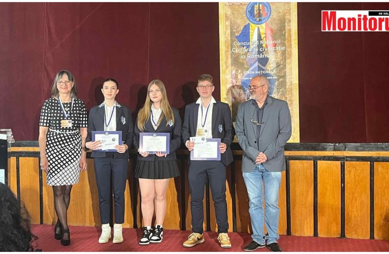 Elevii sălăjeni au obținut premiul III la concursul „Cultură și civilizație în România” etapa națională