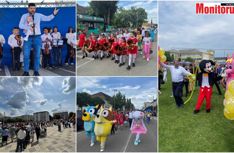 Sute de copii din Jibou au participat la activitățile organizate de Primărie de Ziua Copilului