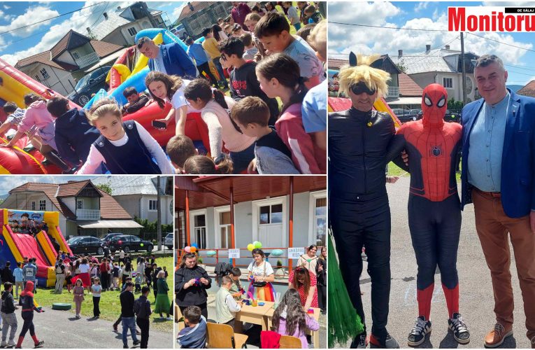 Sute de copii din comuna Meseșenii de Jos au sărbătorit Ziua Internațională a Copilului