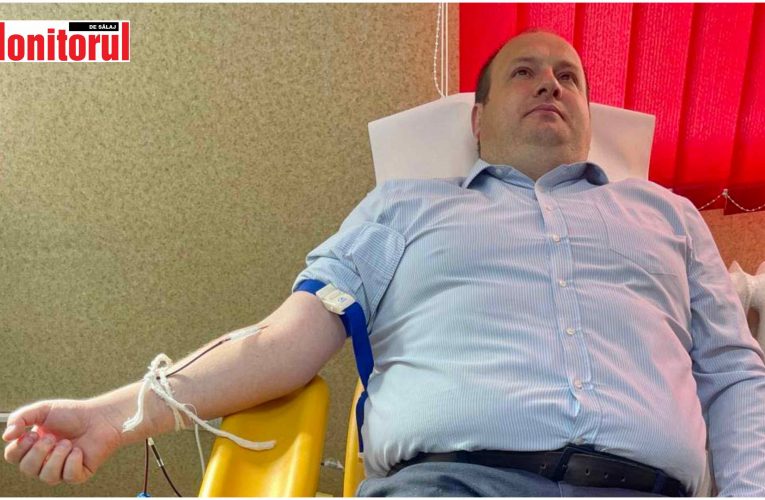 Prefectul Claudiu Bîrsan a donat sânge de Ziua Mondială a Donatorilor de Sânge