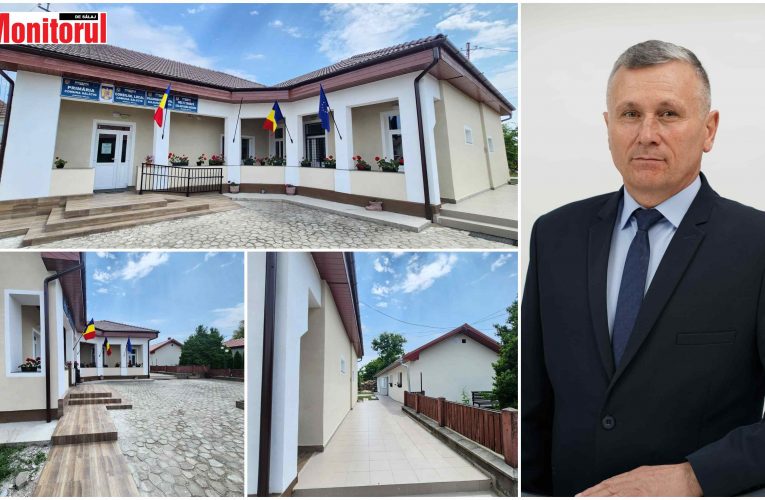 Sediul Primăriei Sălățig a fost modernizat cu fonduri europene prin PNRR