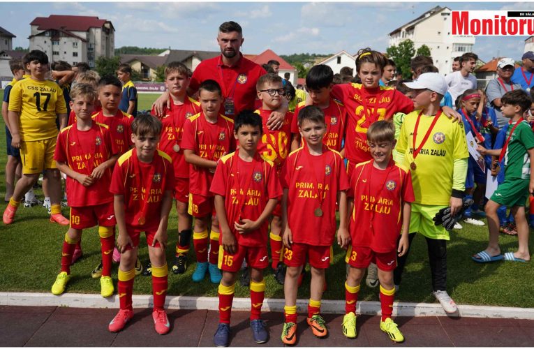 Sute de copii prezenți la Cupa SCM Zalău – ediția a III-a