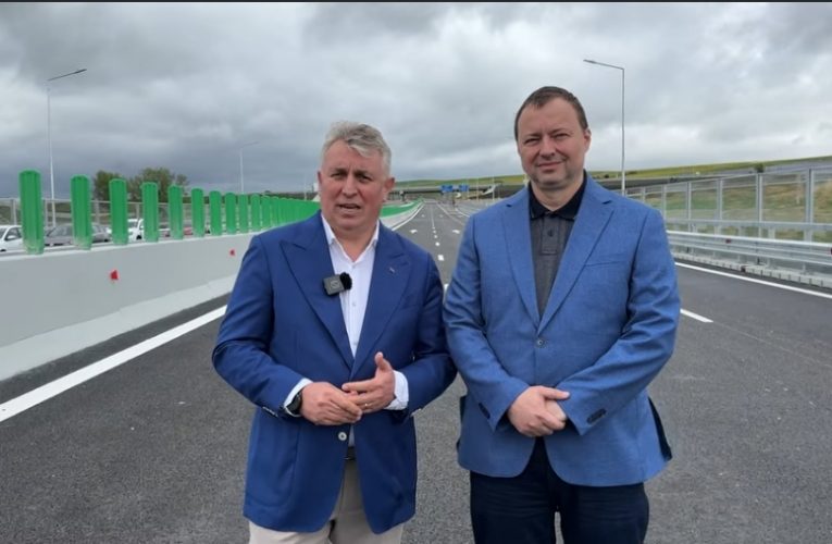 VIDEO| Lucian Bode prezent la deschiderea Drumului Expres Tureni, care leagă DN1 de Autostrada Transilvania