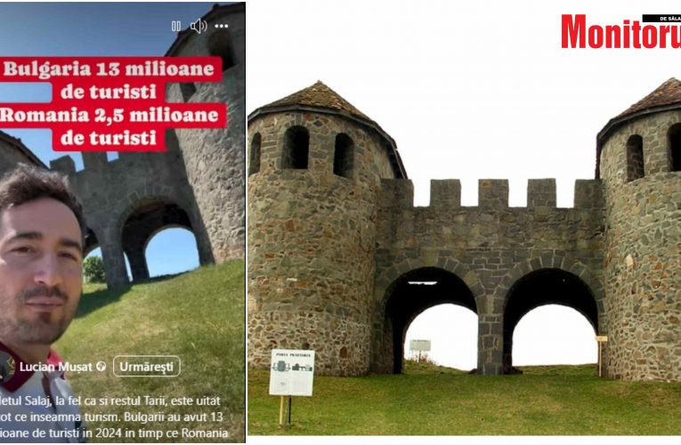 Deputatul AUR Lucian Mușat, promovează Castrul Roman Porolissum de la Moigrad