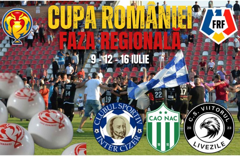 Adversare din Bihor și Bistrița-Năsăud pentru Inter Cizer în faza regională a Cupei