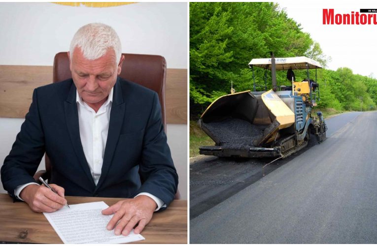 Contract de 2,6 milioane euro pentru asfaltări de drumuri semnat de primarul Felician Fărcaș