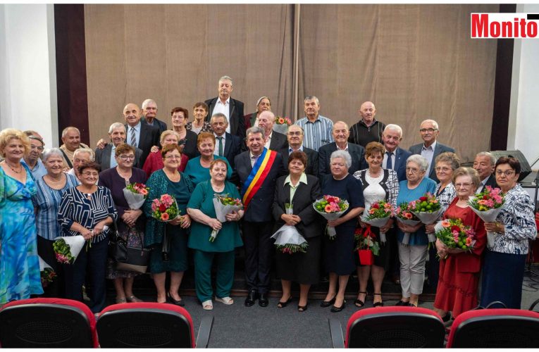 Un gest de prețuire pentru familiile din Jibou care au sărbătorit 50 de ani de căsătorie