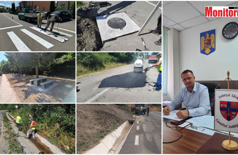 SC Pază Obiective și Intervenție SRL continuă lucrările de întreținere a drumurilor județene