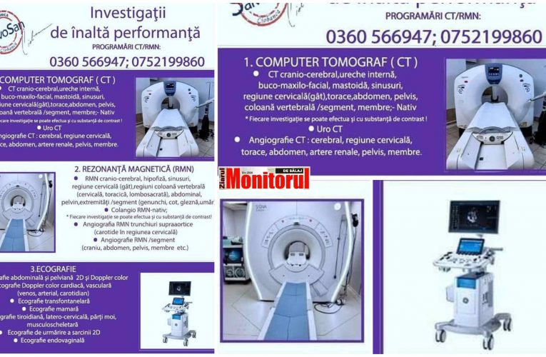 Policlinica Salvosan Ciobanca Zalău – investigații de înaltă performanță