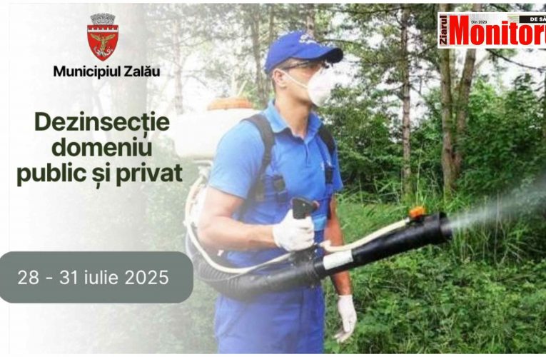 SC Coral Impex SRL – acțiune de dezinsecție pe domeniul public și privat din Zalău