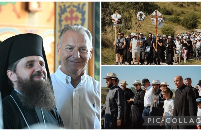 Președintele CJ Sălaj și Episcopul Benedict în pelerinaj alături de sălăjeni