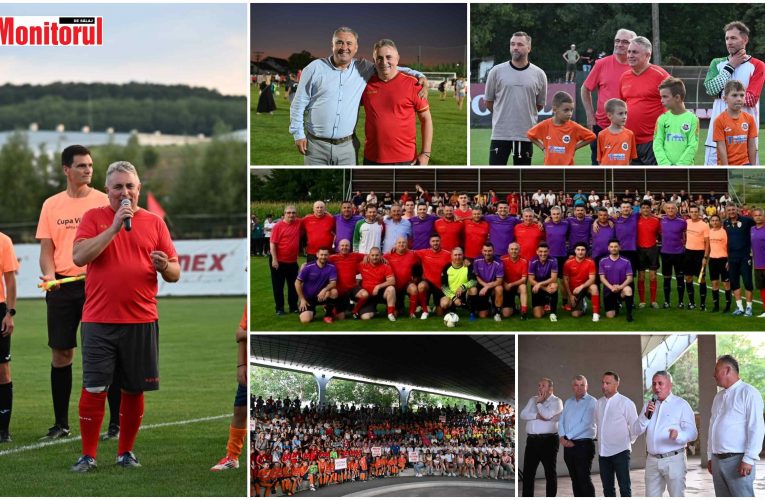 Deputatul Lucian Bode prezent la Cupa Viitorul ediția a XX-a, alături de legendele fotbalului românesc