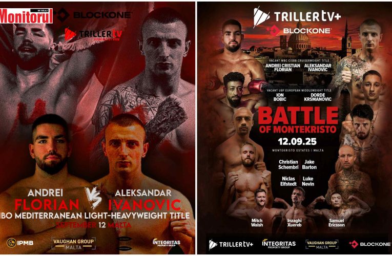Sălăjeanul Andrei Florian boxează în Malta pentru titlul IBO Mediterranean Light Heavyweight