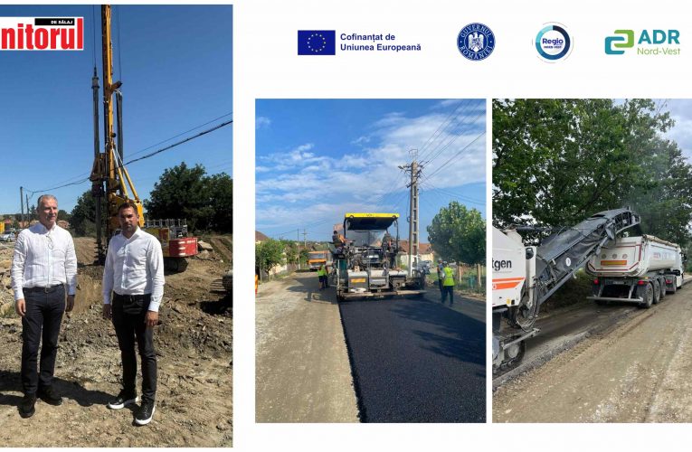 Șeful județului a verificat lucrările pe DJ 109P