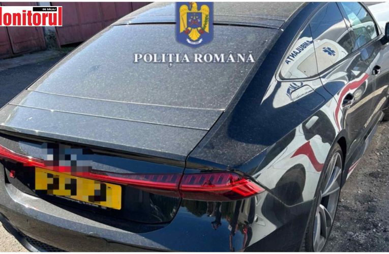 Audi A7 de 100.000 lire furat din Anglia, depistat de Poliție în Sălaj