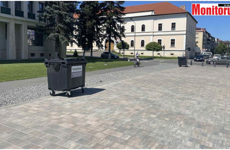 Societatea Brantner a împânzit orașul cu pubele de Zilele Zalăului