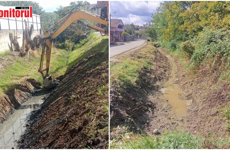 Citadin a început lucrările de curățare a văilor din Zalău