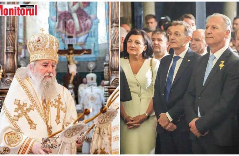 Președintele CJ Sălaj, Dinu Iancu-Sălăjanu, prezent la hirotonia noului episcop vicar al Arhiepiscopiei Clujului