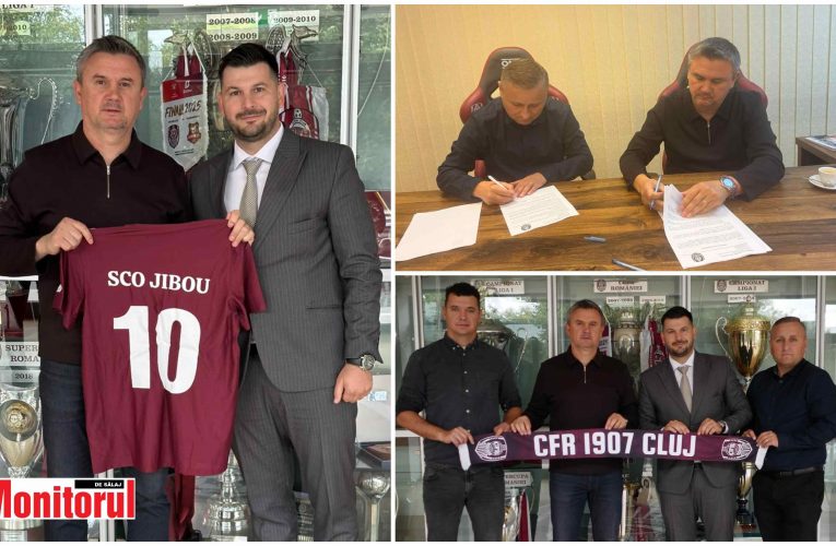 Clubul SCO Jibou a semnat un protocol de colaborare cu CFR Cluj