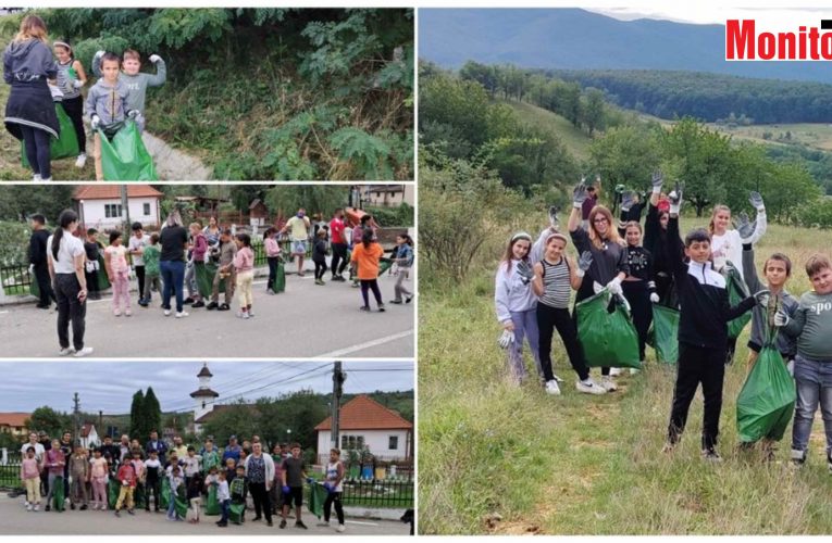 Comuna Meseșenii de Jos s-a alăturat Zilei Mondiale a Curățeniei