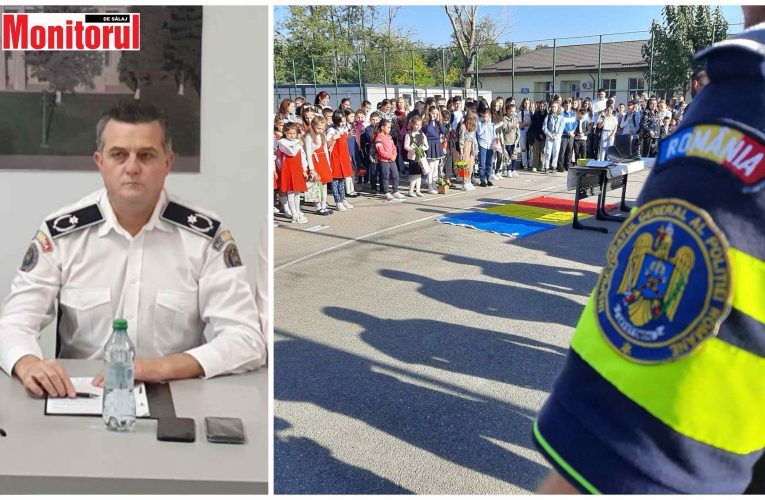 Șeful IPJ Sălaj, chestor Stupar Marius: „Polițiștii sunt pregătiți pentru începerea noului an școlar”