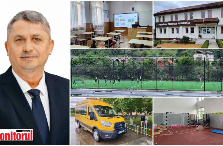 Unitățile de învățământ din Comuna Românași dotate ultramodern de primarul Buda Ioan