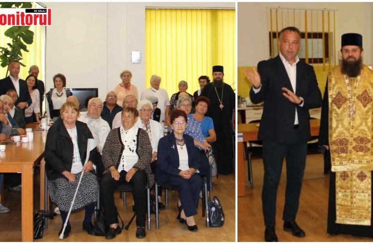 Primarul Florian împreună cu PS Benedict, au vizitat vârstnici Centrului „Tinerețe fără bătrânețe”