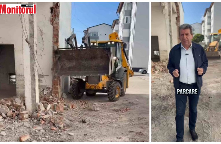 Primăria Orașului Jibou amenajează noi locuri de parcare în cartierul Avram Iancu