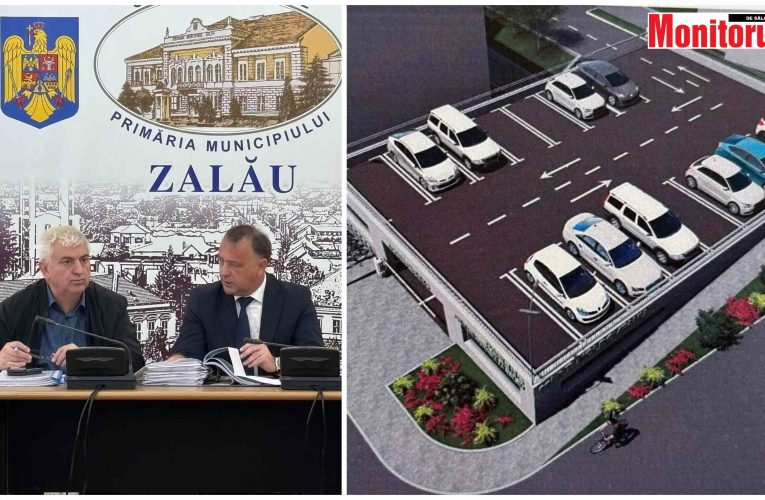 Primarul Florin Florian construiește o nouă parcare supraetafată în Zalău